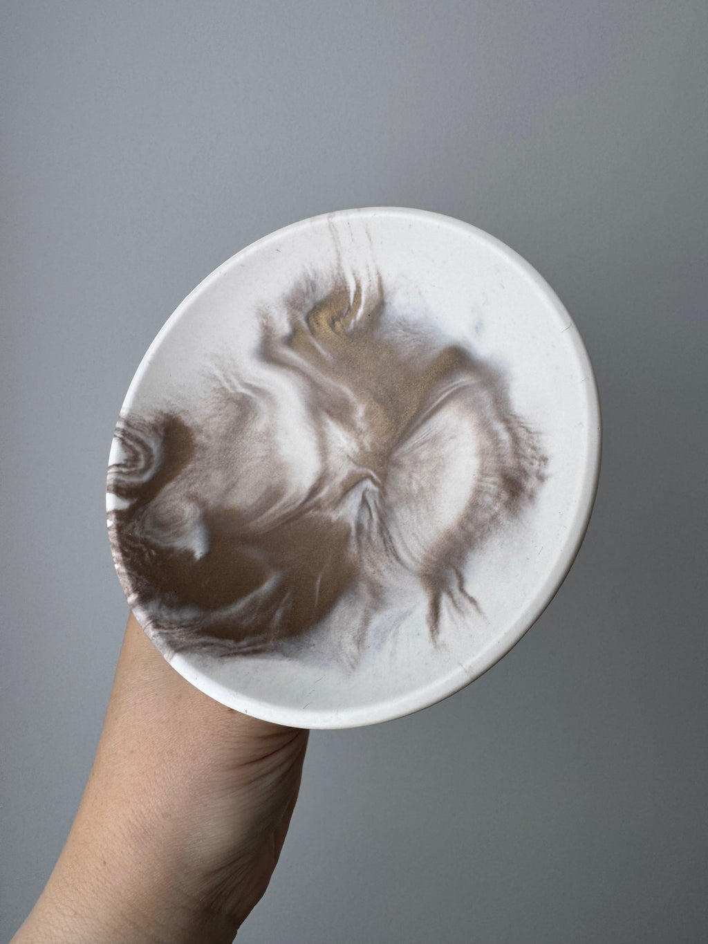 The Pedestal - Metallic Bronze Marble