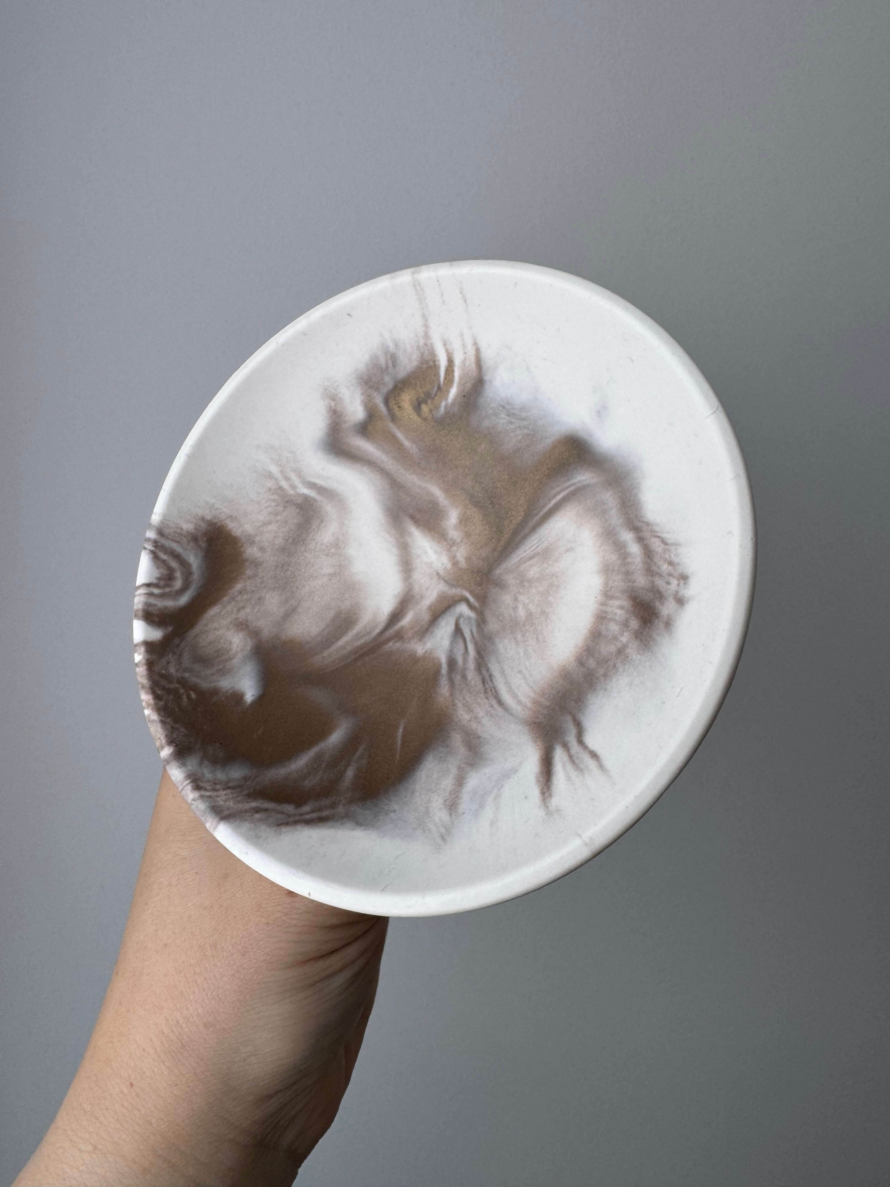 The Pedestal - Metallic Bronze Marble