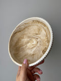 The Serene Bowl - Beige Marble