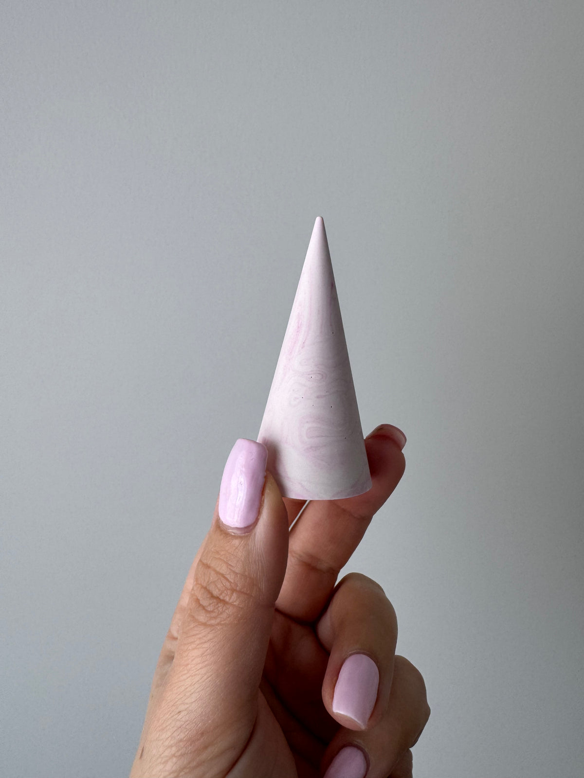 Ring Holder - Pink Marble