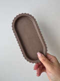 The Scalloped Essence Tray - Espresso