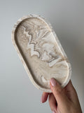 The Essence Tray - Beige Marble
