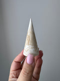 Amara Ring Holder - Beige Marble
