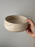 The Ember Bowl - Beige Marble