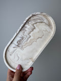 Large Essence Tray - Brown Marble
