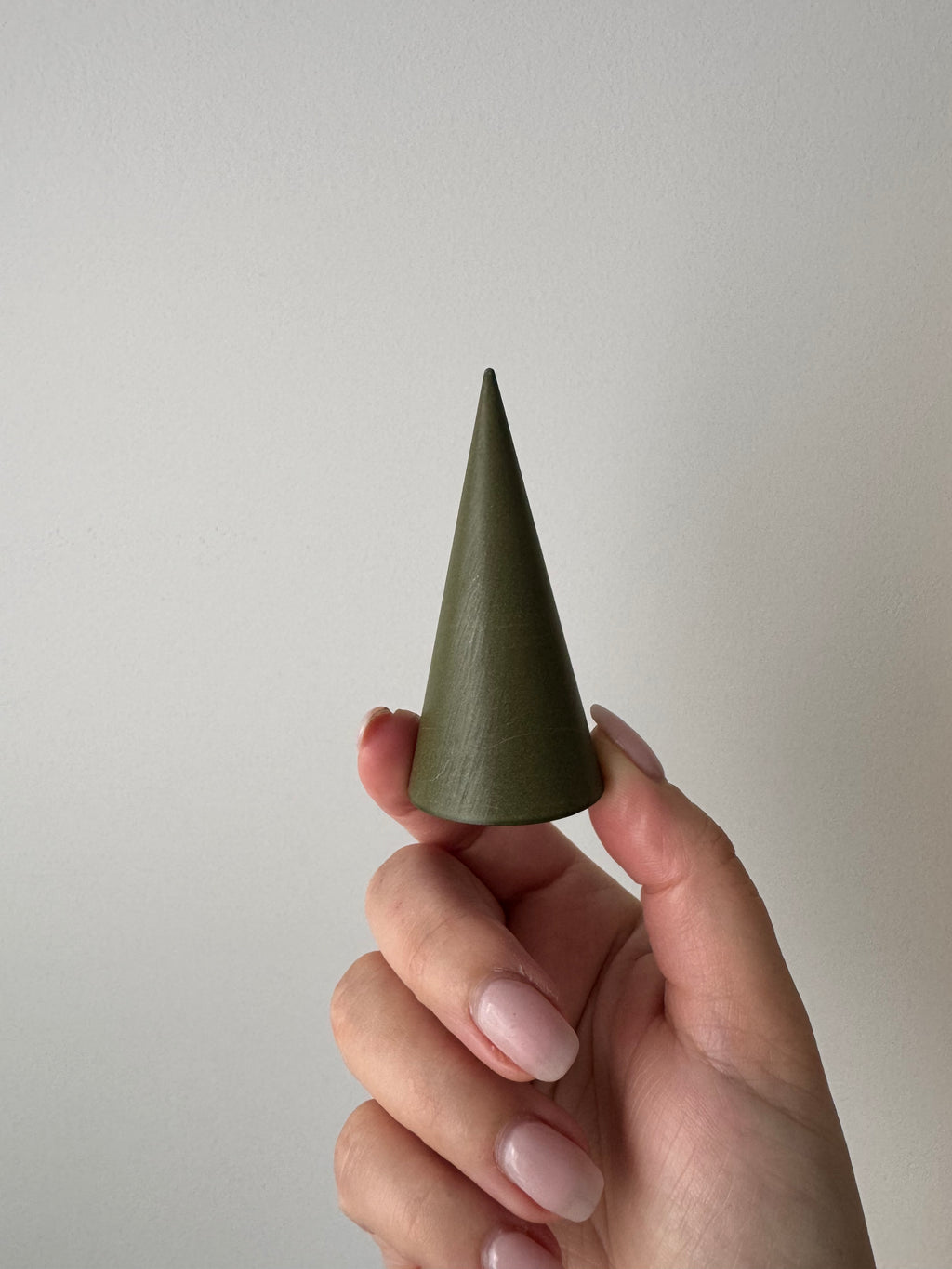 The Amara Ring Holder - Olive Green