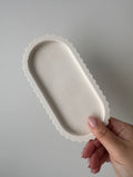 The Scalloped Essence Tray - Ivory