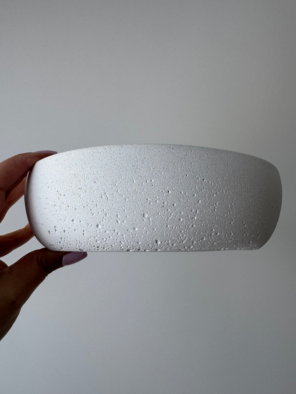 Round Bowl - White Marble Stone