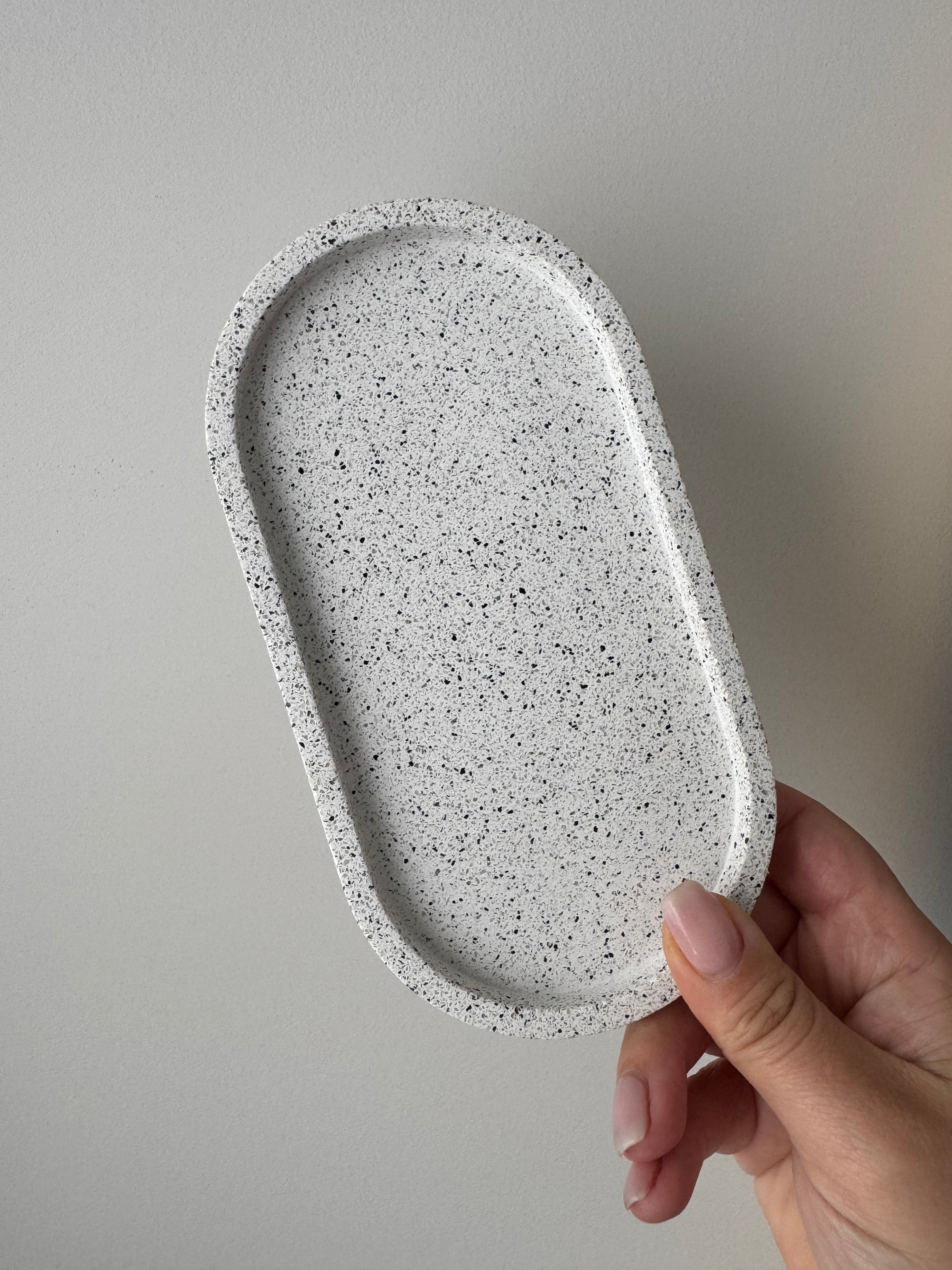 The Essence Tray - Silver Grey Granite