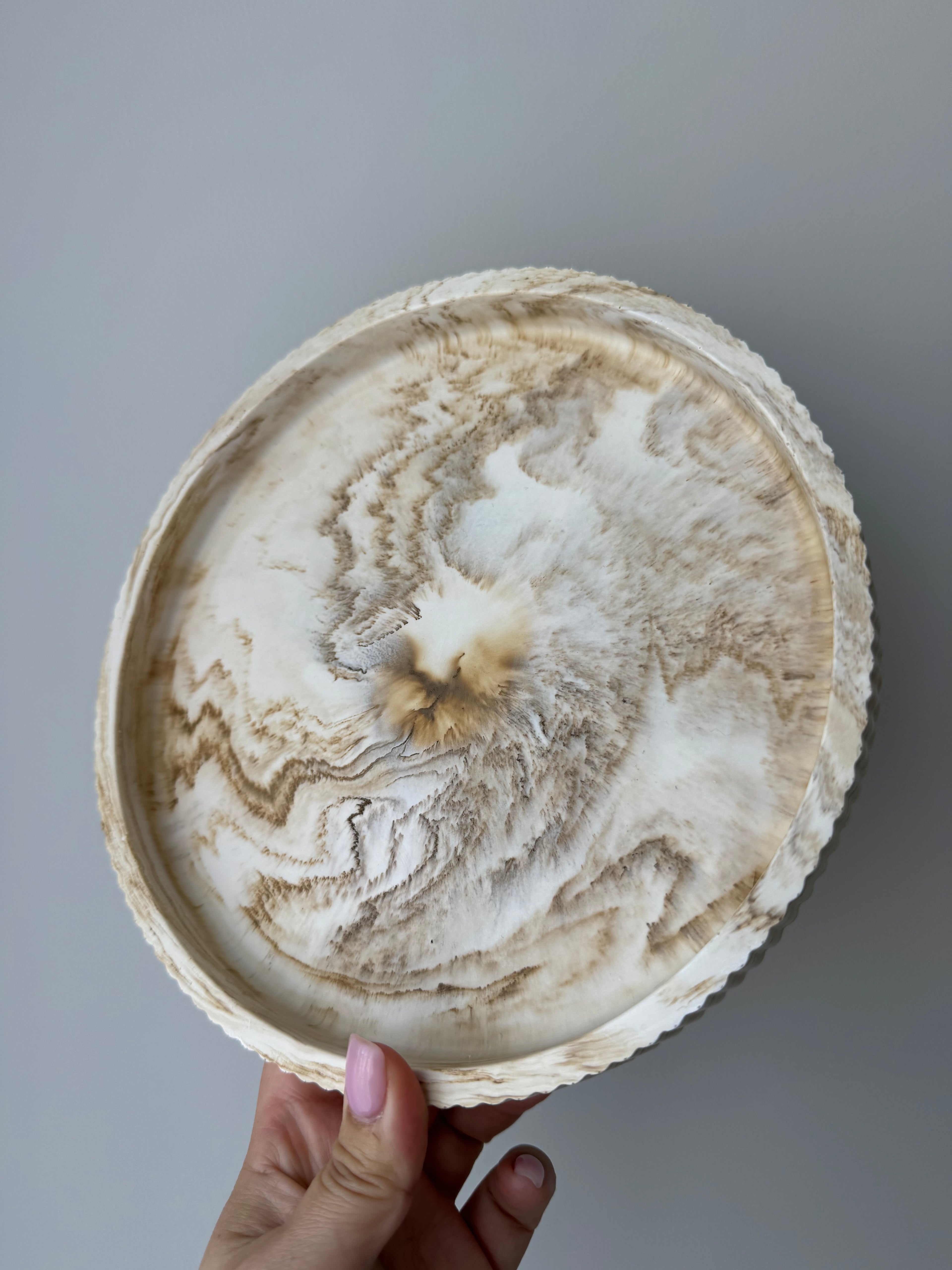 The Florence Tray - Beige Marble