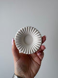 Mini Ruffle Dish - Ivory