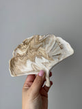The Biloba Leaf - Beige Marble