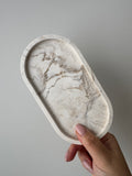 The Essence Tray - Beige Marble