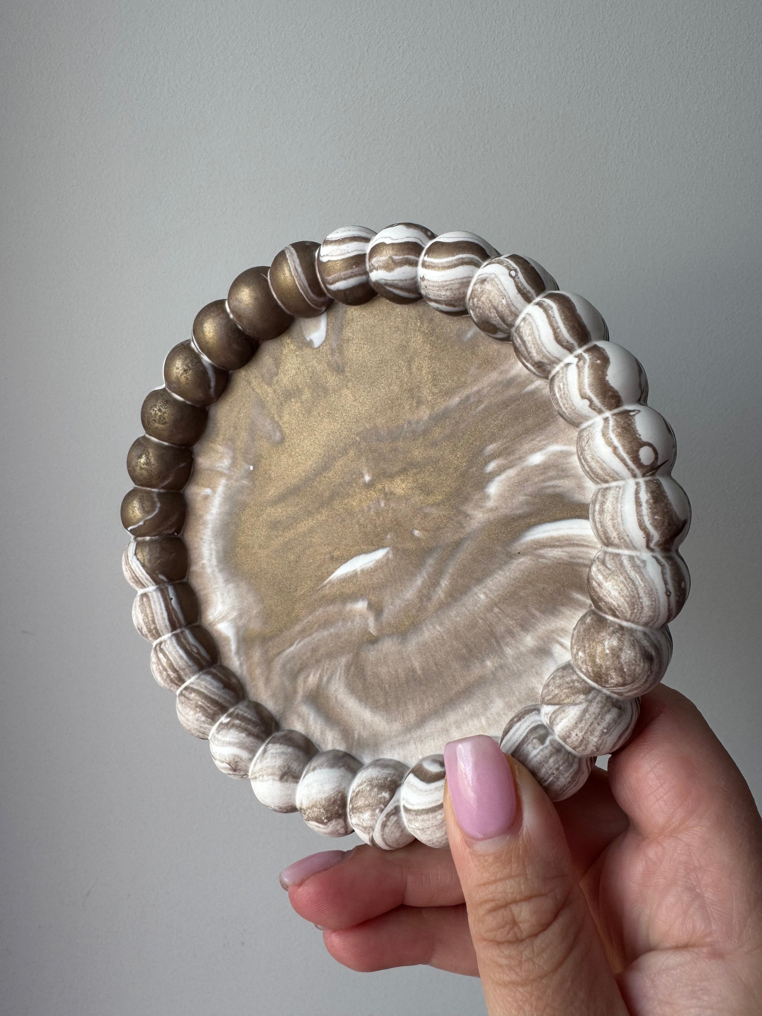 The Bubble Coaster - Bronze Marble