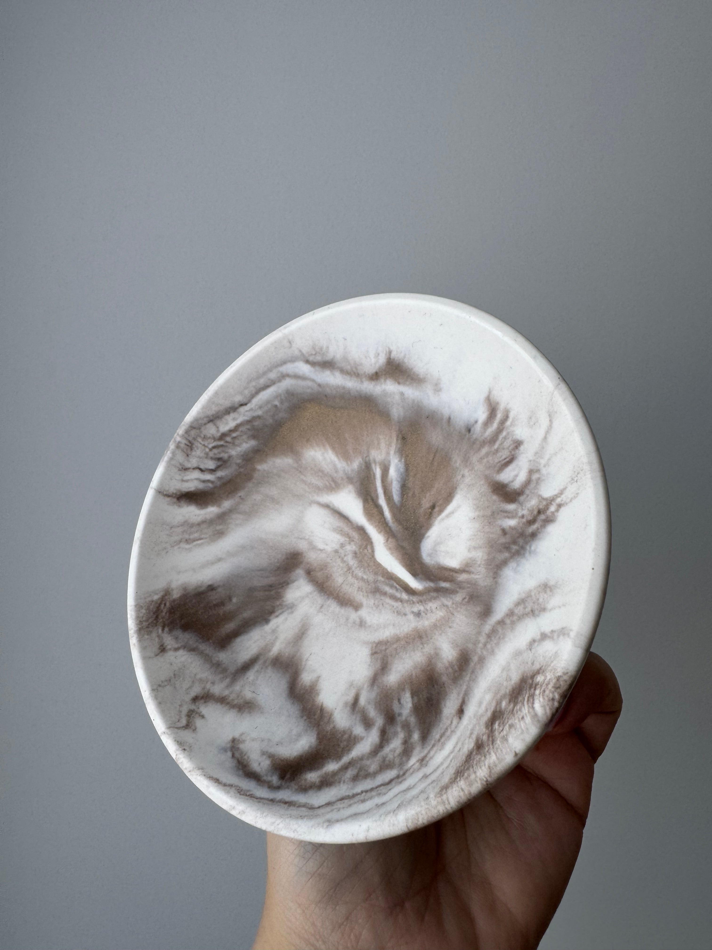 The Pedestal - Metallic Bronze Marble