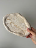 The Luka Tray - Beige Marble