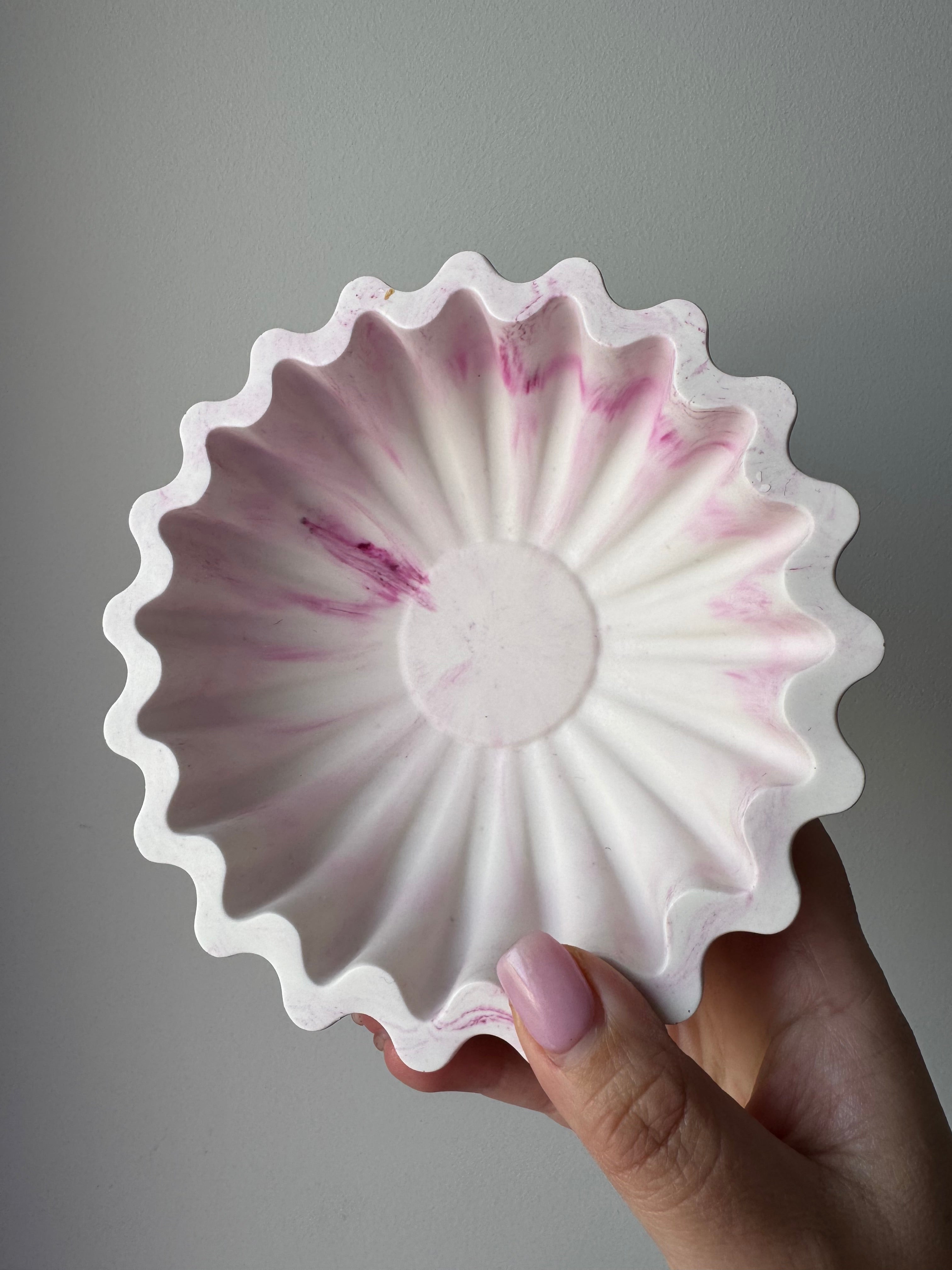 The Aria Bowl - Light Pink Marble
