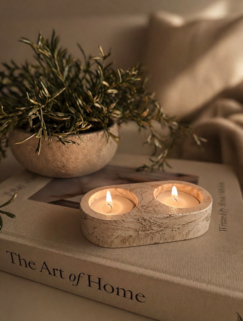 Double Tea Light Holder