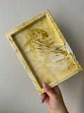 Rectangle Tray - Olive Green Marble