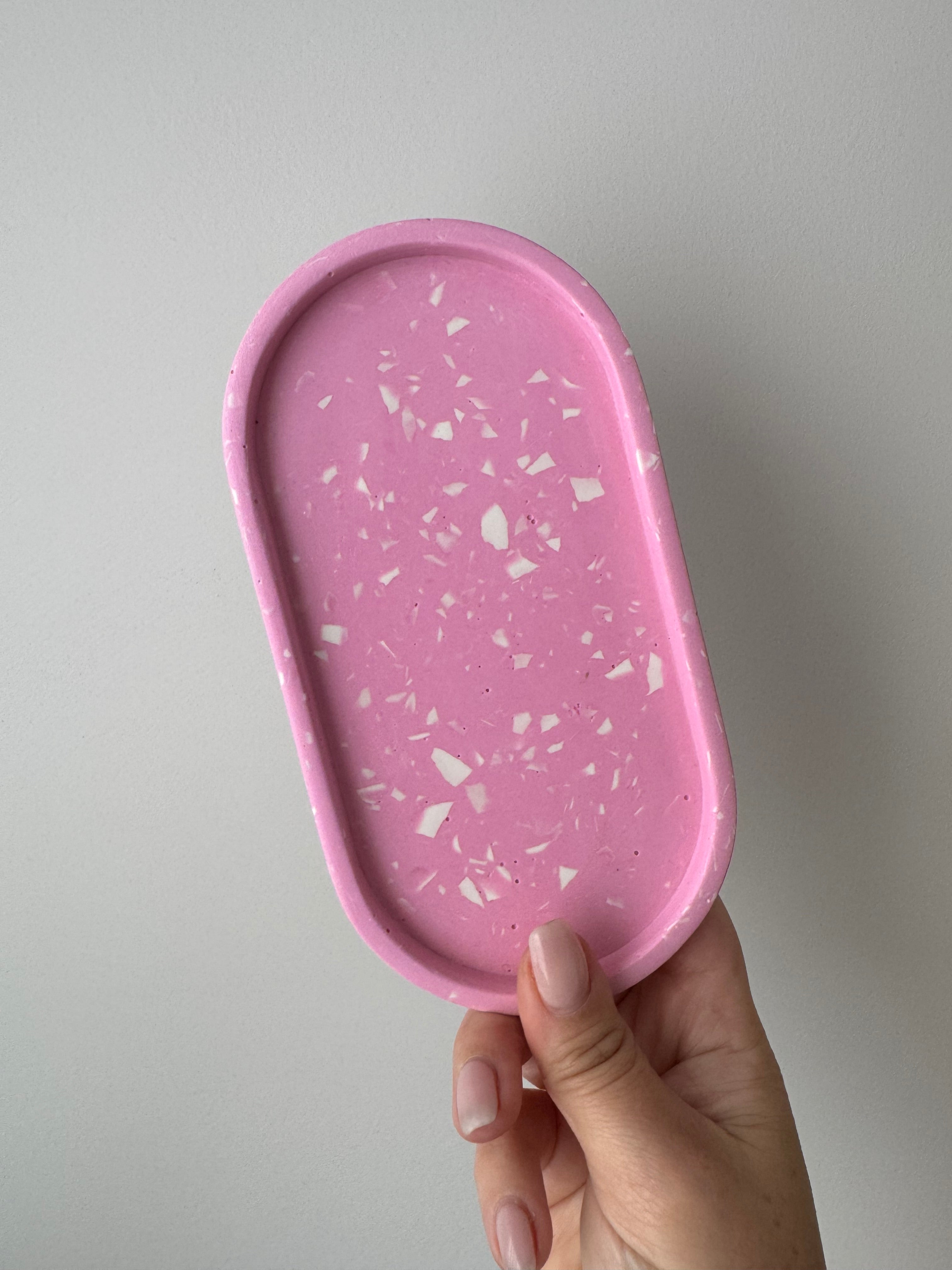 The Essence Tray - Pink Terrazzo
