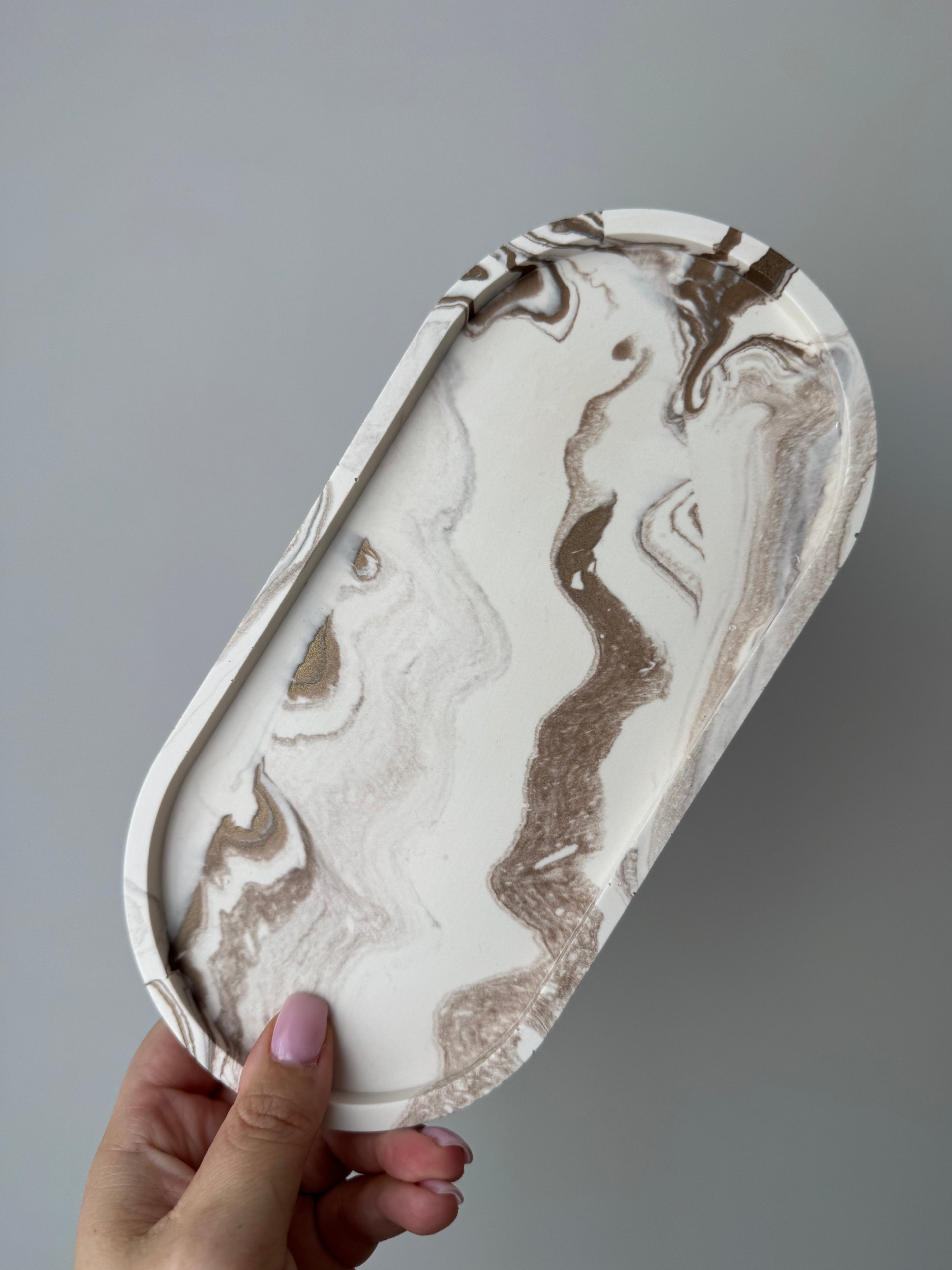 Large Essence Tray - Bronze Marble