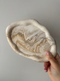 The Luka Tray - Beige Marble