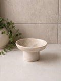 The Pedestal - Beige Marble