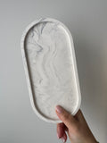 Large Essence Tray - Grey Marble
