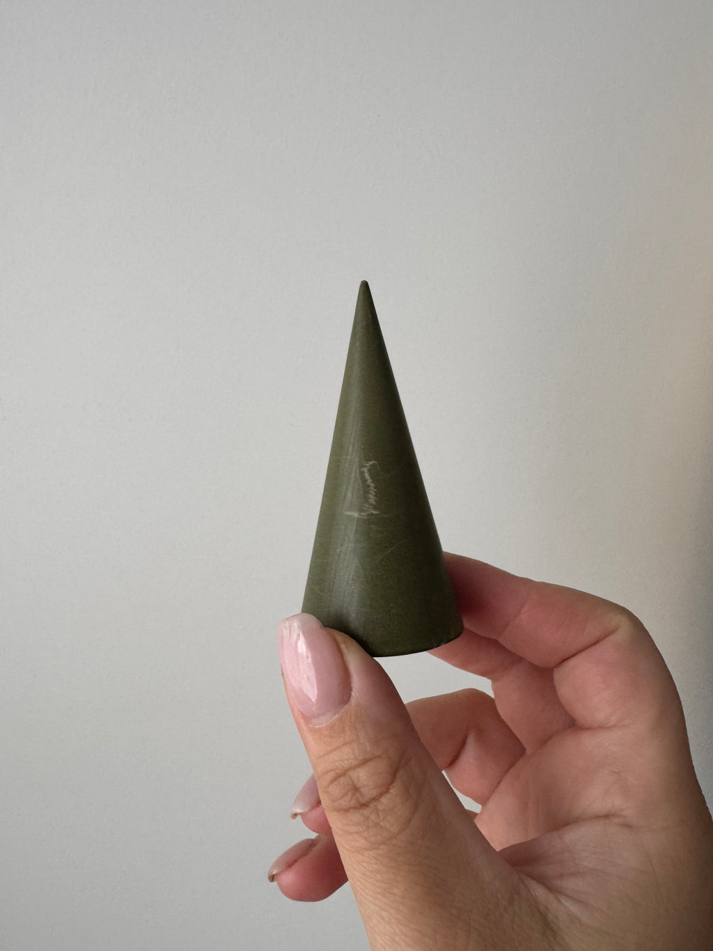 The Amara Ring Holder - Olive Green