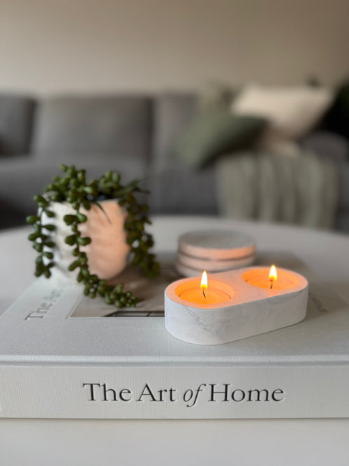 Double Tea Light Holder